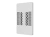 SnakeSys 10Scene Wall Plate White (Dual Pack) EU 2 * 10Scene Wall Plates